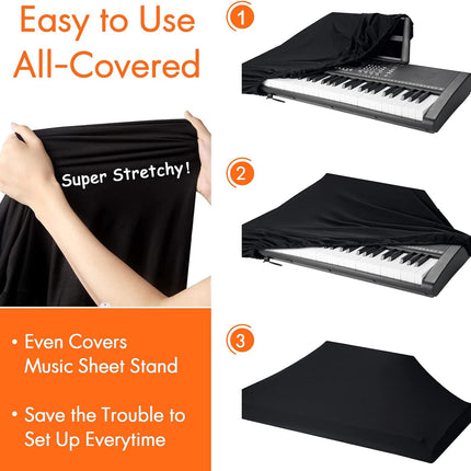 Piano Keyboard Dust Cover
