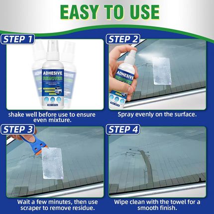 4.06 Oz Adhesive Remover with Plastic Razor Blade Scraper