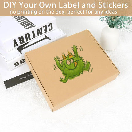 30 Pack 10x8x2 Brown Corrugated Shipping Boxes