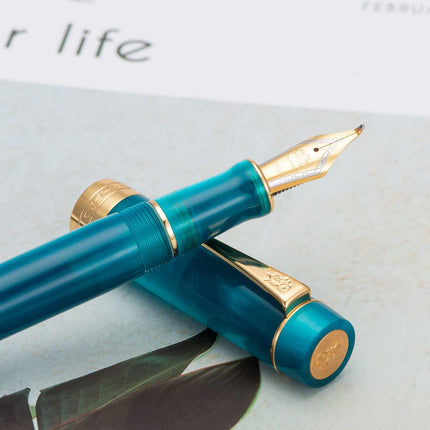 Classic Celluloid Fountain Pen with #6 Nib