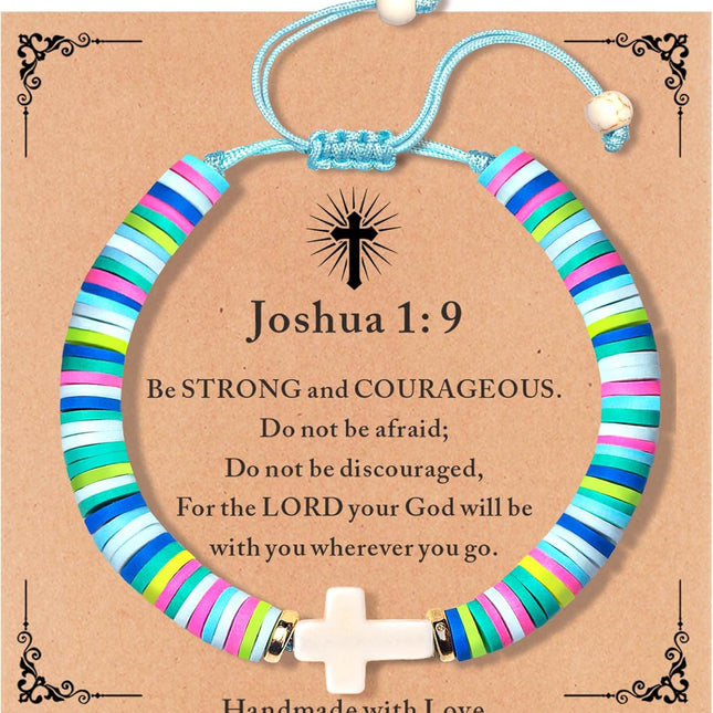 Christian Cross Charm Bracelet for Girls