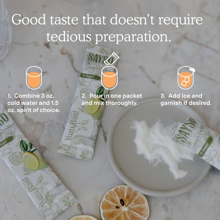 HomeChef ChefDelHogar SAYSO x Maggie Awbrey Yuzu Basil Cocktail Sticks — Kitchen & Home