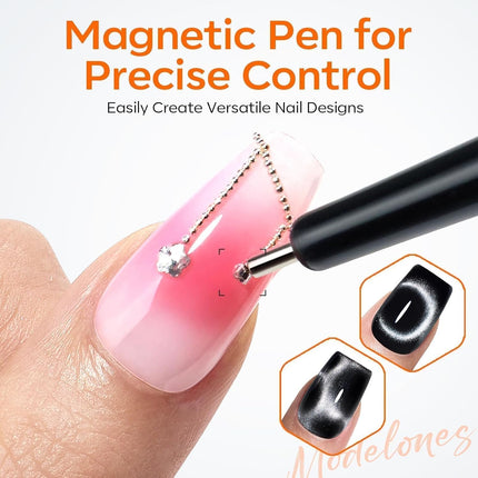 15PCS Cat Eye Nail Magnet Set for DIY Gel Polish Effects