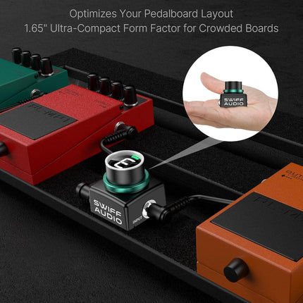 SourceToHome FuenteACasa SWIFF AUDIO C20 Guitar Tuner Pedal, ±0.5 Cent Ultra-Precision — Home & Lifestyle