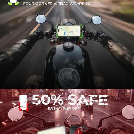 Black Bike and Scooter Phone Holder