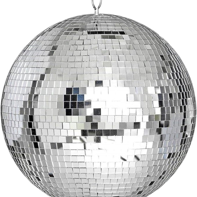 8-Inch Silver Hanging Mirror Disco Ball