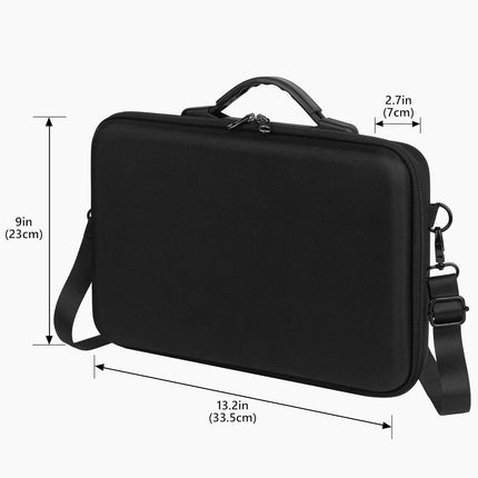 Black Hard Shell Travel Case for Compatible Portable Groovebox and Audio Sampler