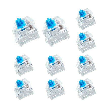 10 PCS Blue 3-Pin Clicky Mechanical Keyboard Switches
