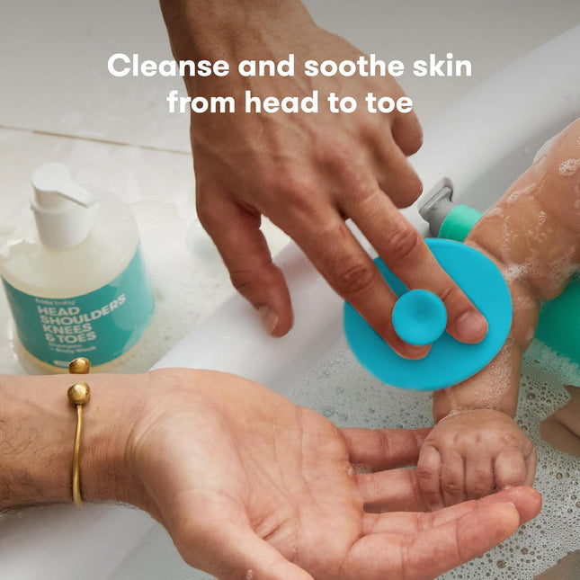 DermaFrida SkinSoother Baby Bath Brush for Dry Skin and Cradle Cap, 1 Pack