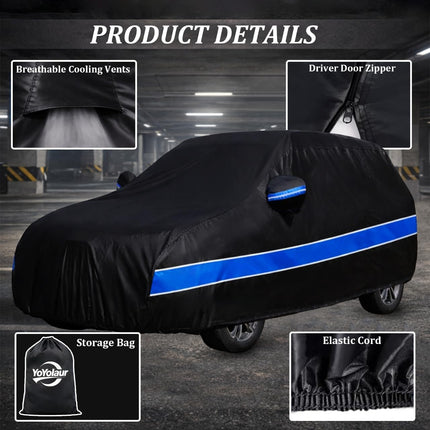 DriveForge ForjaRuta Car Cover Compatible with Honda CR-V,10-Layer Car Cover Waterproof All — Auto & Moto