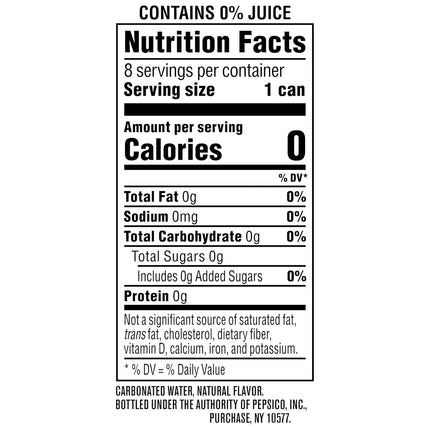 Blackberry Sparkling Water, 12 fl oz Cans, Pack of 8