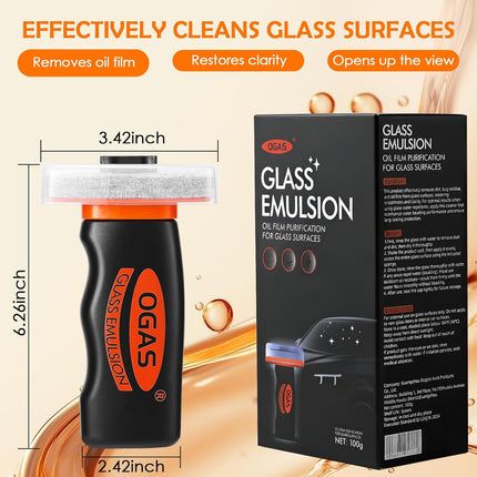 DriveForge ForjaRuta Car Glass Cleaner & Oil Film Remover, Handheld Windshield Cleaner Tool — Auto & Moto