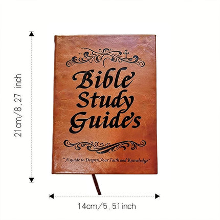 66-Page Bible Study Guide & Devotional Journal for Women, Daily Scripture Quotes & Prompts for Deepening Faith, Beginner-Friendly Spiritual Growth Bible Study Guide