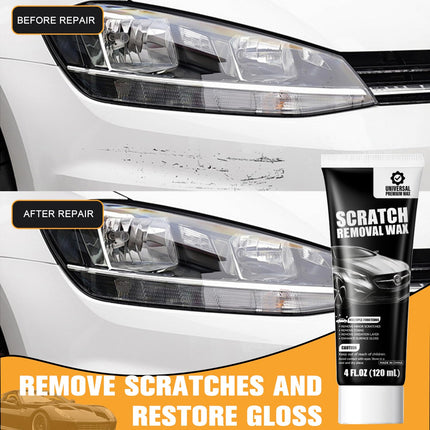 2-Pack Car Scratch Remover Wax with Sponge and Cloth, 4 fl oz Each