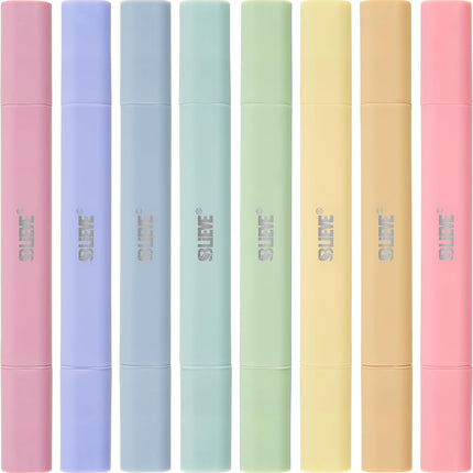 Aesthetic Pastel Dual Tip No Bleed Highlighters for Bible and Journaling