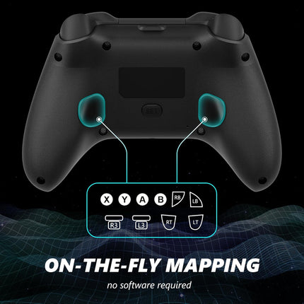 RGB Wireless Game Controller with 2.4GHz Adapter