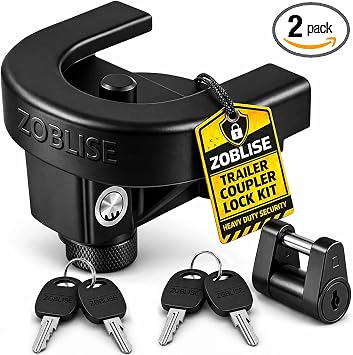 2 5/16 Inch Heavy Duty Trailer Hitch Lock Set