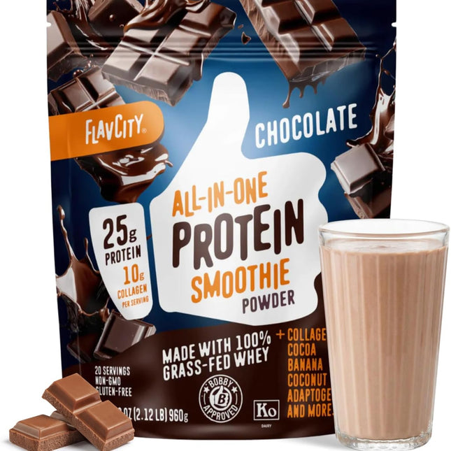 Chocolate All in One Protein Shake Powder with Collagen Peptides