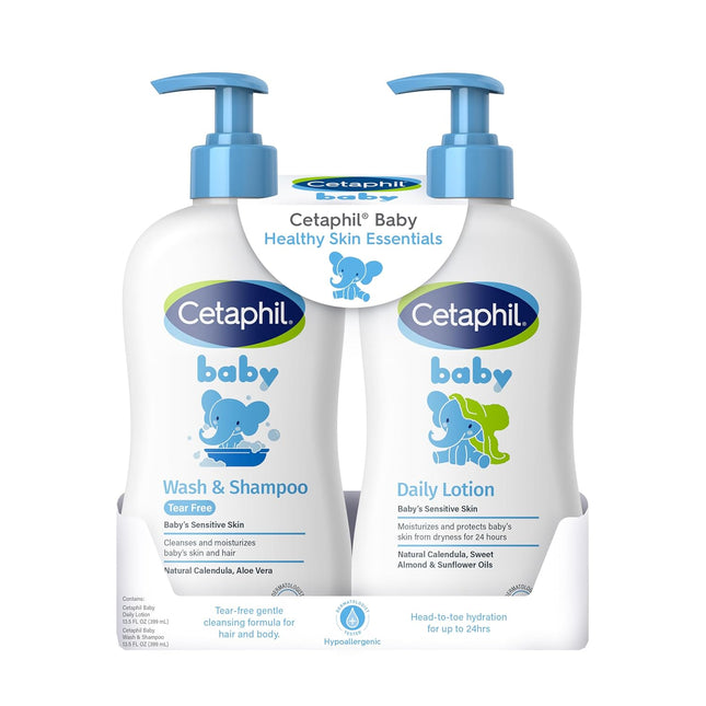 Baby Wash & Shampoo with Body Lotion Set
