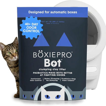 PawHaven RefugioPata BoxiePro Bot Probiotic Cat Litter for Automatic Litter Boxes — Pet Supplies