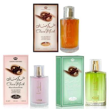 Choco Musk Cologne Set - Eau de Parfum, Pack of 3
