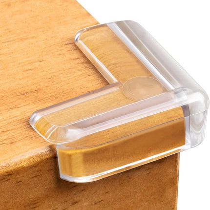 SourcetoHome 12pcs, Table , Baby, Corner Guards for Furniture, Corner Bumpers, Table Corner Protector for Baby - General - front view