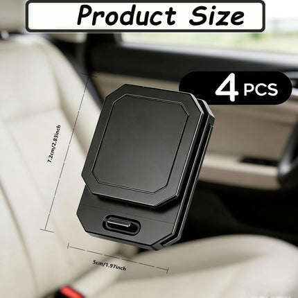 4Pcs Seat Belt Comfort Pad Clips for Shoulder & Neck Relief