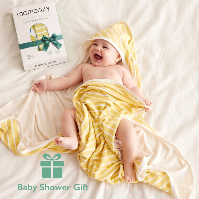 Hooded Baby Bath Towel Set, Ultra Soft & Absorbent