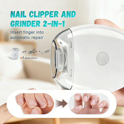 2 pcs Electric Automatic Nail Clipper & Trimmer