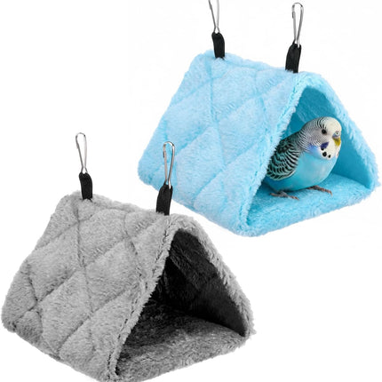 2 Pack Warm Hanging Bird Nest House in Navy Blue and Grey