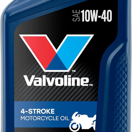 DriveForge ForjaRuta Valvoline 4-Stroke Motorcycle 10W-40 Motor Oil 1 Quart — Auto & Moto