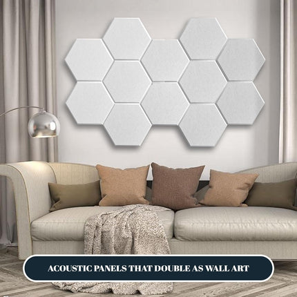 Sound Proof Foam Panels | 12" x 12" x 1" Quick-Recovery Wall Panels