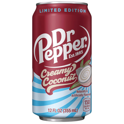 Creamy Coconut Soda, 12 fl oz cans, 12 Pack