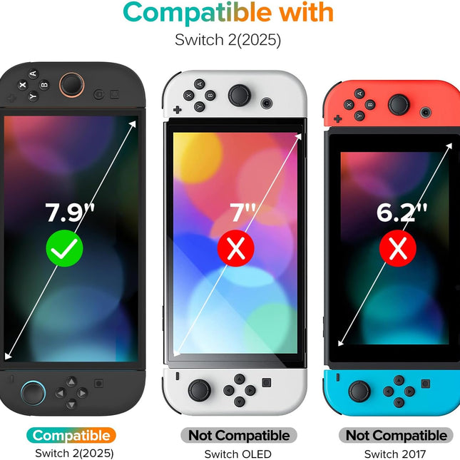 3-Pack Tempered Glass Screen Protector for 2025 7.9-Inch Console