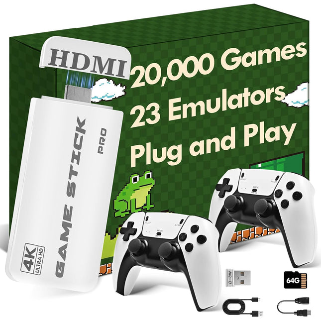 2026 Upgrade Retro Game Stick Console with 20000+ Games