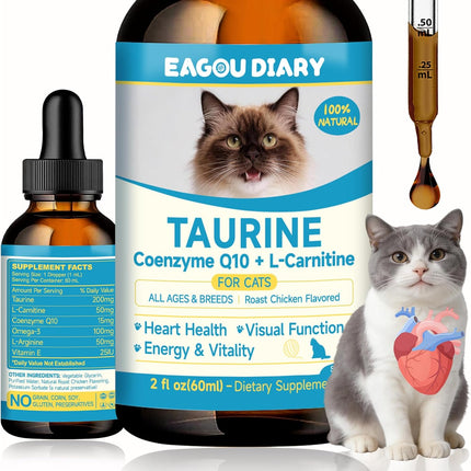 PawHaven RefugioPata Taurine for Cats Drop - Taurine Supplement for Cats — Pet Supplies