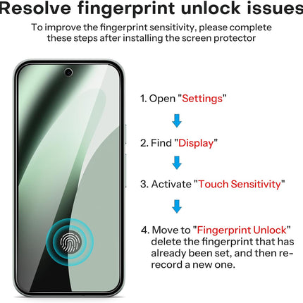 3 Pack Tempered Glass Screen Protector Kit for 6.3-Inch 10a Phone