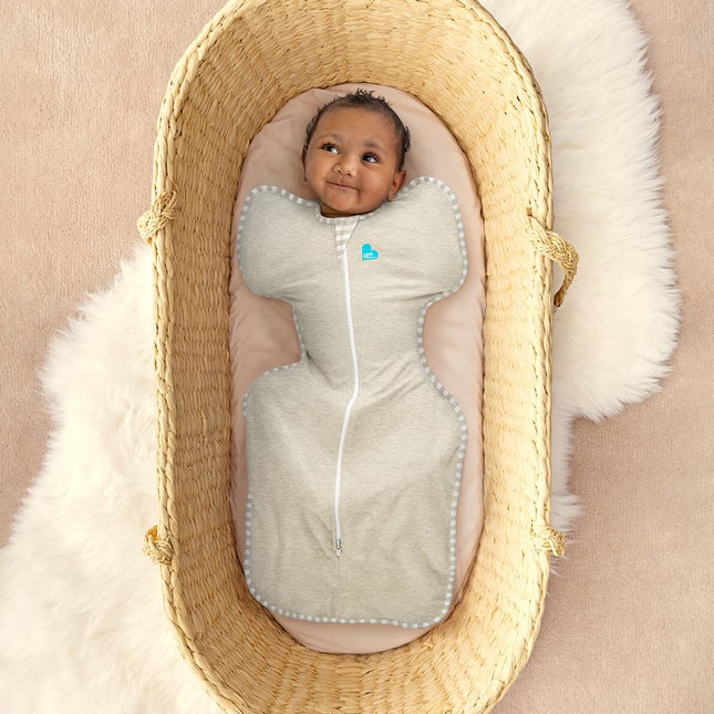 Newborn Self-Soothing Swaddle Sleep Sack, 5-8.5 lbs, Sand Dollar