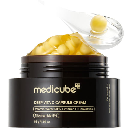 Deep Vitamin C Capsule Cream with Golden Capsules, 1.94 oz