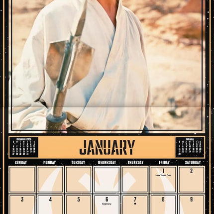 2027 Space Saga Wall Calendar