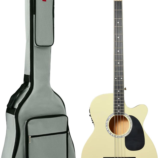 GlowEssence EsenciaLuz Best Choice Products Acoustic Electric Bass Guitar, Full Size 4 String, — Beauty & Self-Care