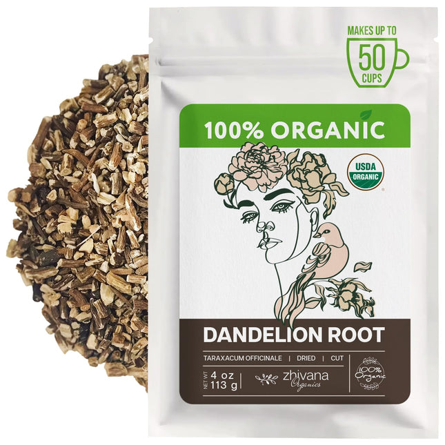 Organic Dandelion Root Tea, 4 oz