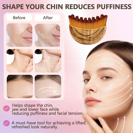 2-Piece Lymphatic Contour Face Brush Set with Portable Case