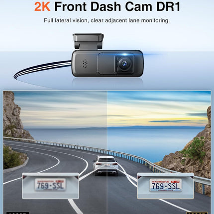 NexWave OndaNex AINAVI Front Dashcam for Cars, Mini 2K Dash Camera, Dash Cam Built-in WiFi — Smart Tech