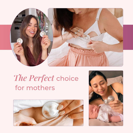 Silver Nursing Cups and Nipple Covers