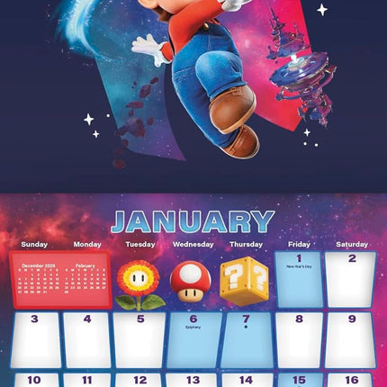 2027 Galaxy Movie Wall Calendar