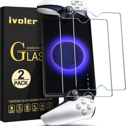 2-Pack Tempered Glass Screen Protector for 8-Inch Remote Player