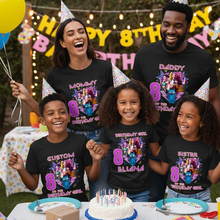 Custom Name K-Pop Birthday T-Shirt for Kids and Toddlers