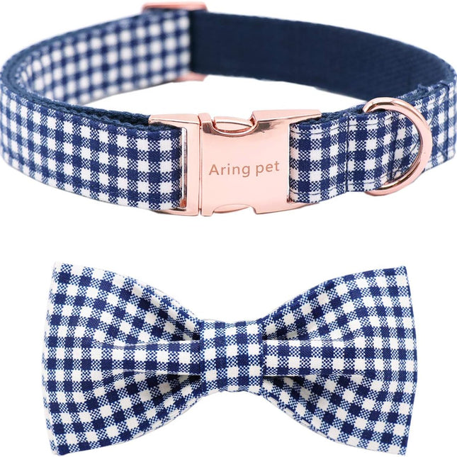 Adjustable Bowtie Dog Collar for Small, Medium, and Large Dogs