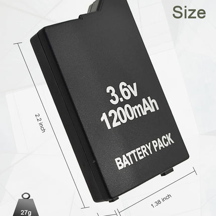 PSP-S110 Replacement Battery Pack 3.6V 1200mAh